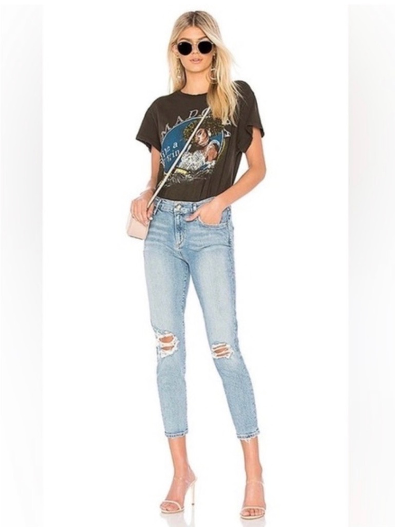 Agolde Distressed Sophie High-Rise Jeans
